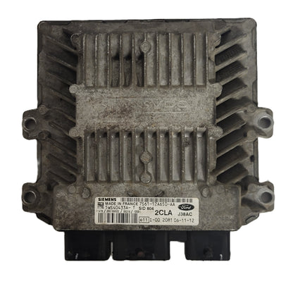 FORD FIESTA ECU / 7S61-12A650-AA / 5WS40433A-T / SID804 / 2CLA / SIEMENS - D29-02 - 1