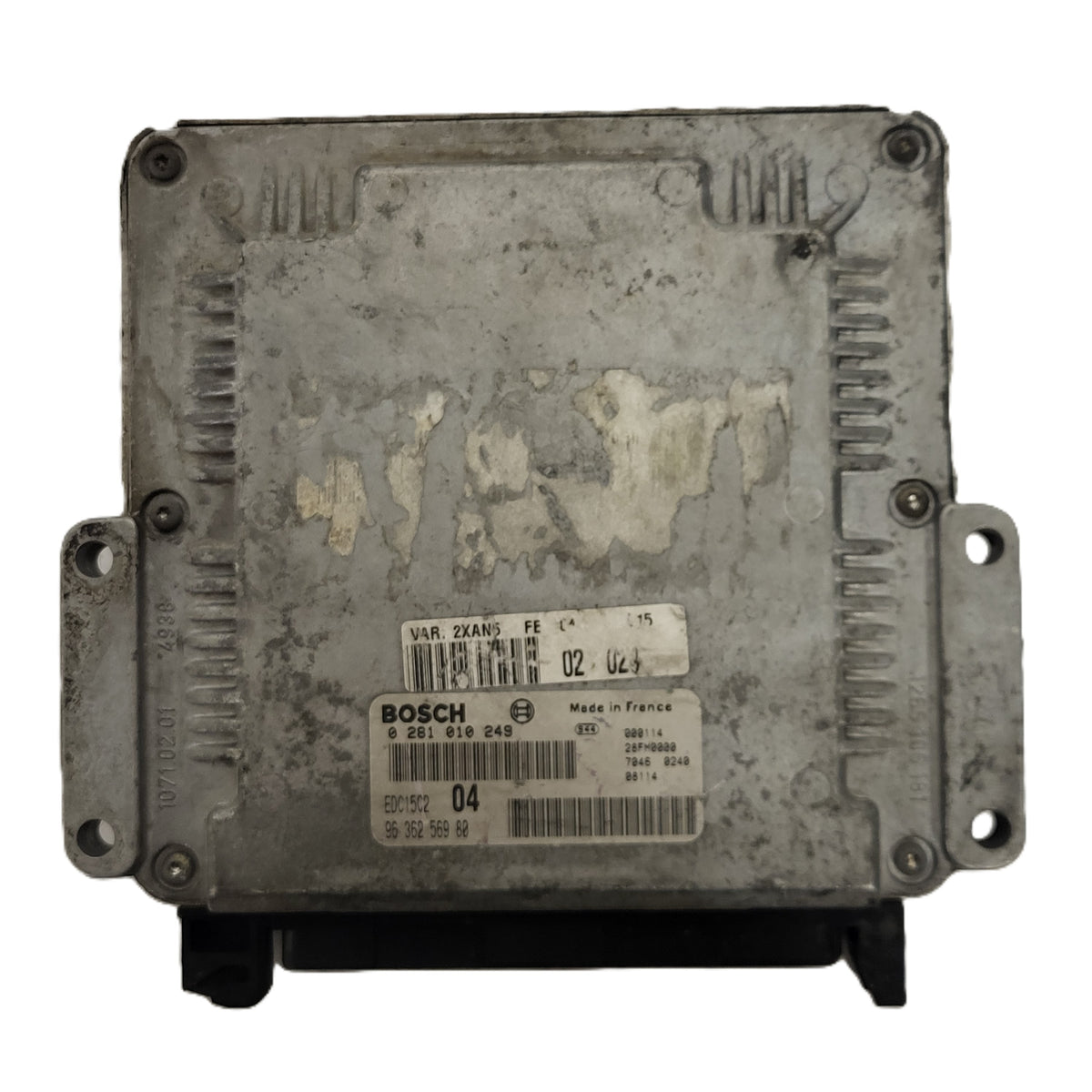 Peugeot Citroen ECU / 0281010249 / 9636256980 / EDC15C2 / BOSCH - D29-04 - 1