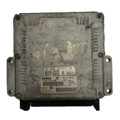 Peugeot Citroen ECU / 0281010249 / 9636256980 / EDC15C2 / BOSCH - D29-04 - 1