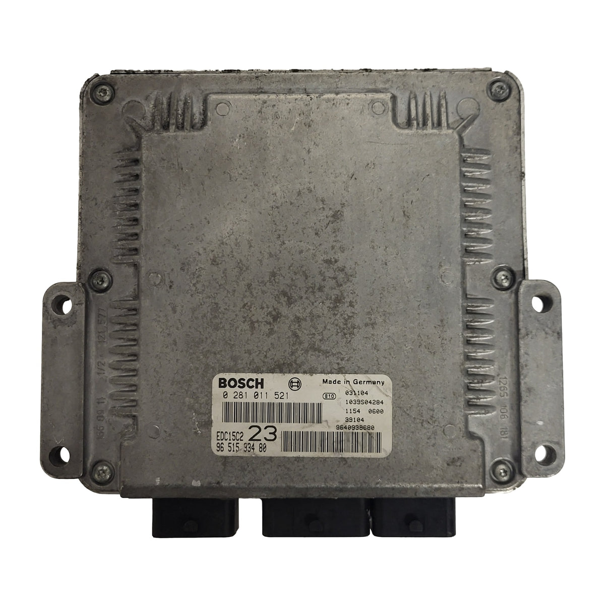 Citroen Xsara ECU / 0281011521 / 9651593480 / 9640938680 / BOSCH - D29-05 - 1
