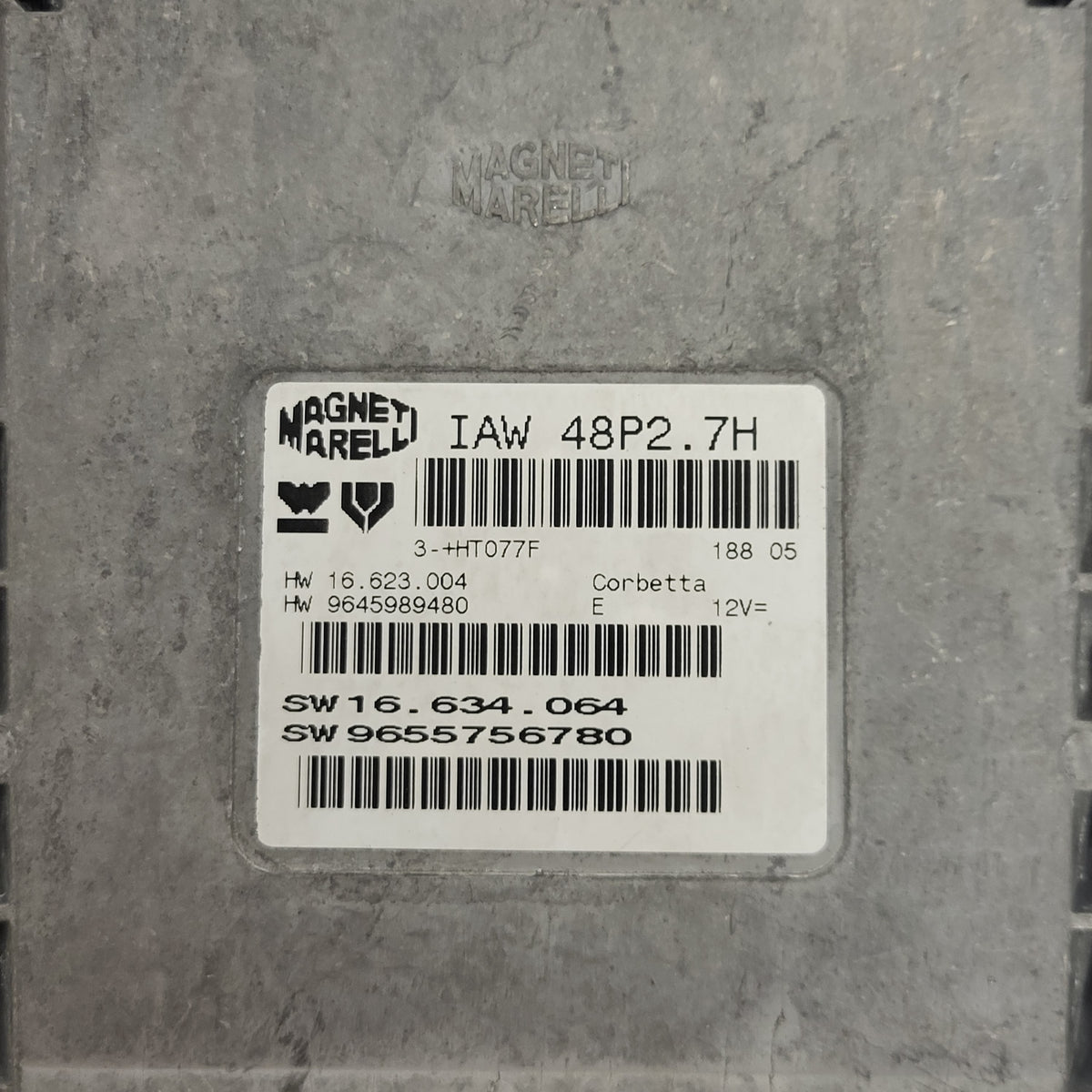 PEUGEOT CITROEN ECU / IAW 48P2.7H / SW 9655756780 / HW 9645989480 - D29-06 - 2
