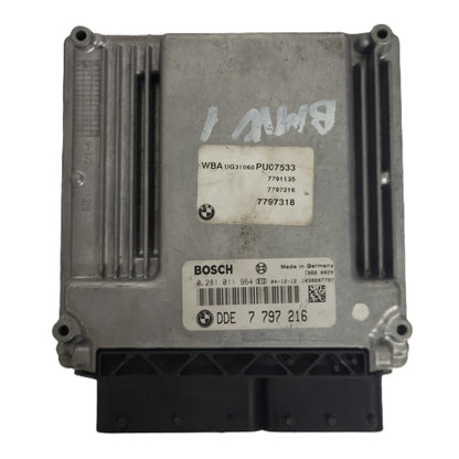 BMW 1 E87 118D ECU / 0281011964 / DDE 7797216 / DDE7797216 / 0281 011 964 BOSCH - D29-07 - 1