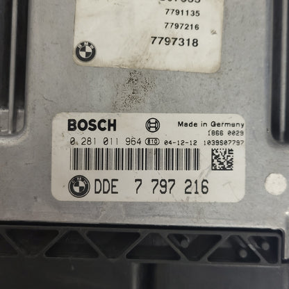 BMW 1 E87 118D ECU / 0281011964 / DDE 7797216 / DDE7797216 / 0281 011 964 BOSCH - D29-07 - 2