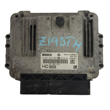 OPEL ZAFIRA B ASTRA H ECU / 0281014452 / 55566279 / 1039S22942 / BOSCH - D29-09 - 1