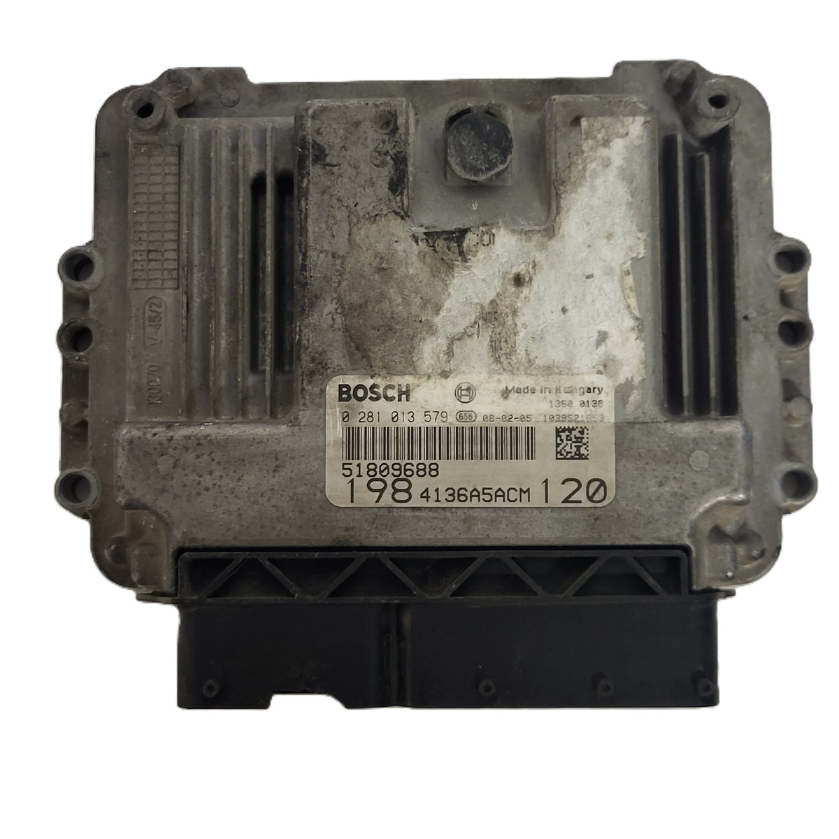FIAT BRAVO ECU / 0281013579 / 51809688 / 0 281 013 579 / BOSCH - D29-10 - 1