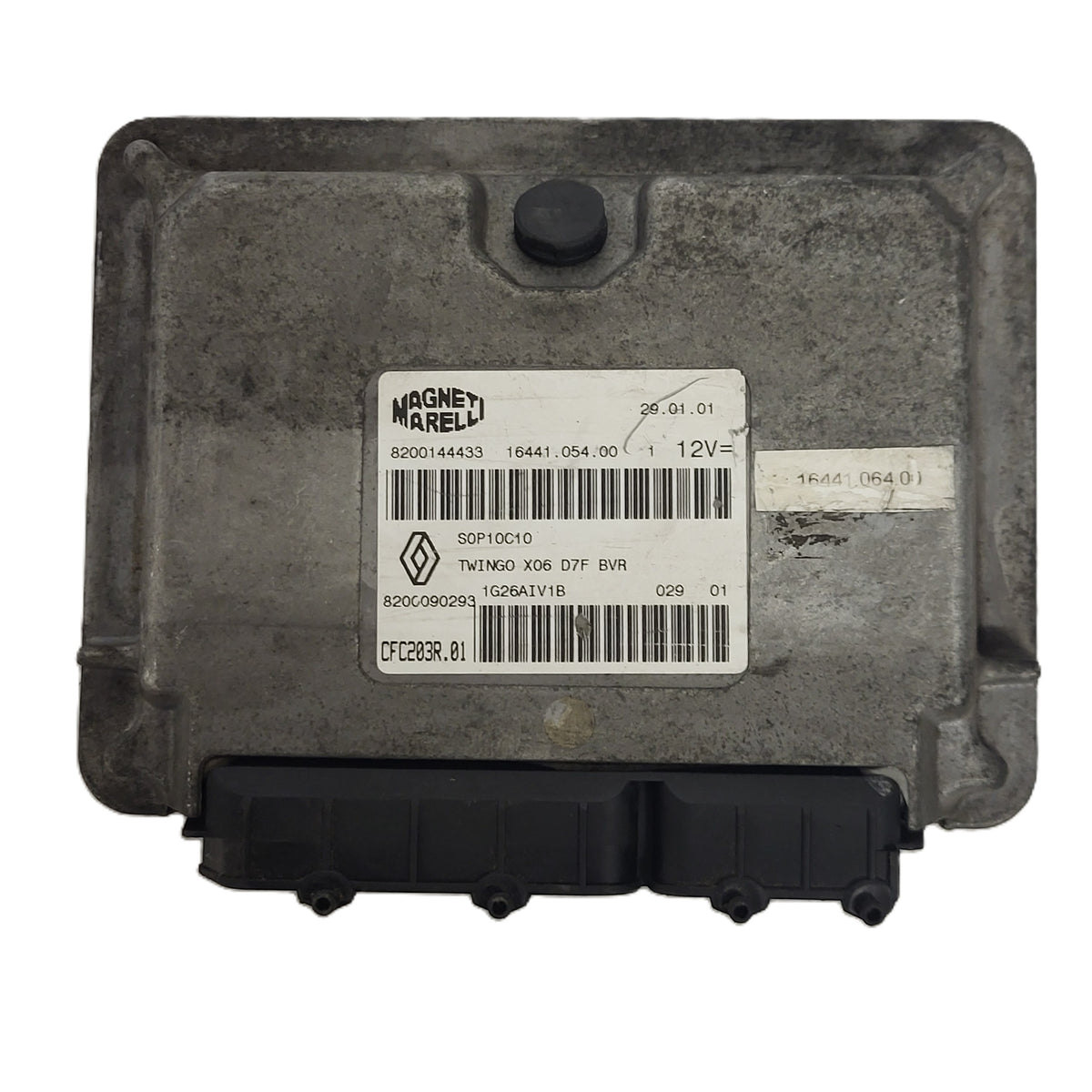 RENAULT TWINGO D7F ECU / 8200144433 / 8200090293 / CFC203R.01 / 16441.054.00 - D29-16 - 1