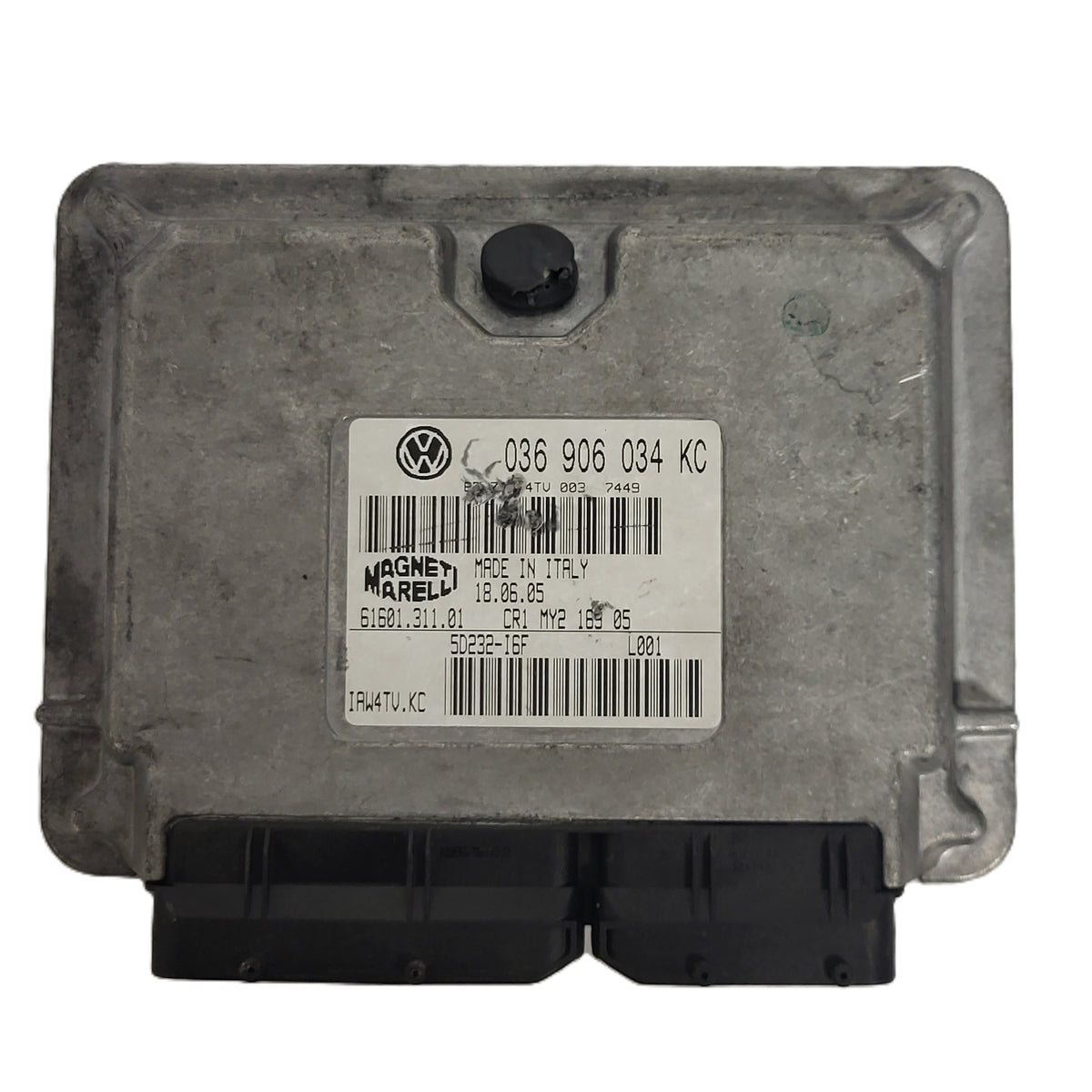 VOLKSWAGEN SEAT ECU / 036906034KC / IAW 4TV.KC / 61601.311.01 / MAGNETI MARELLI - D29-19 - 1