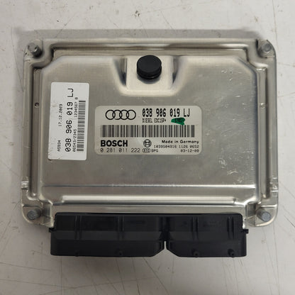 AUDI A4 ECU / 038906019LJ / 0281011222 / EDC15P+ / BOSCH - D29-22 - 1