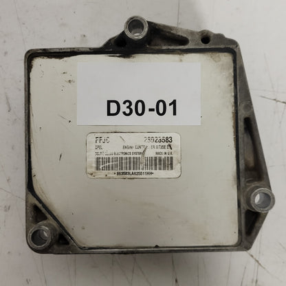 OPEL ASTRA ZAFIRA Z16XEP ECU / 28023583 / FFJC / MT35E 2.4 / DELPHI - D30-01 - 3