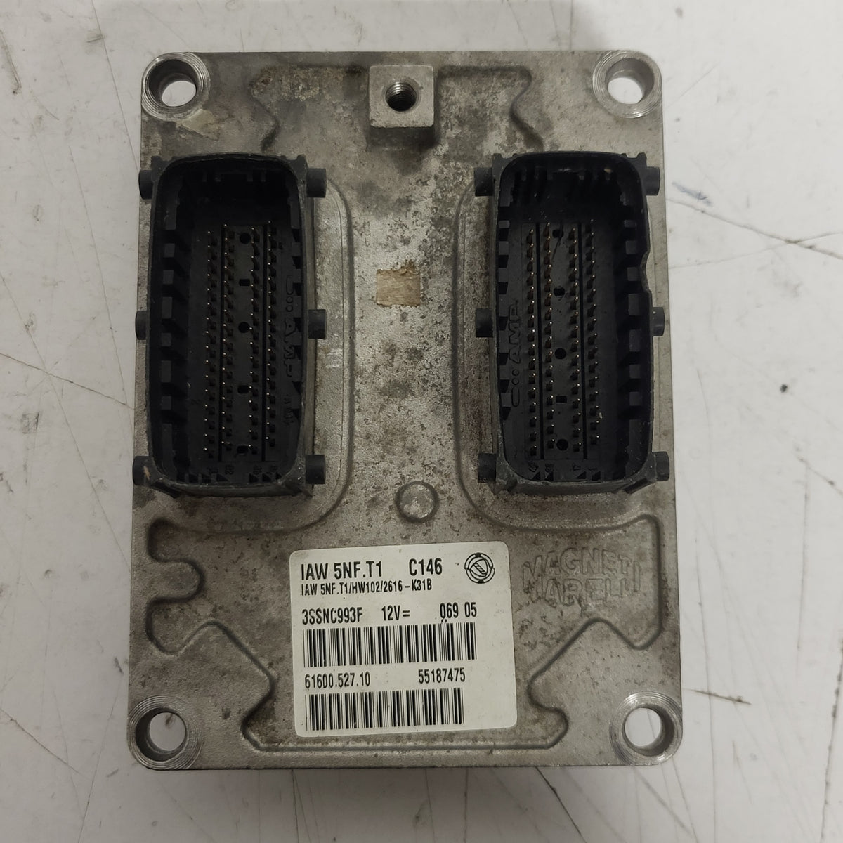 FIAT STILO 1.6 ECU / IAW 5NF.T1 / 55187475 / HW102 / 61600.527.10 - D30-03 - 1