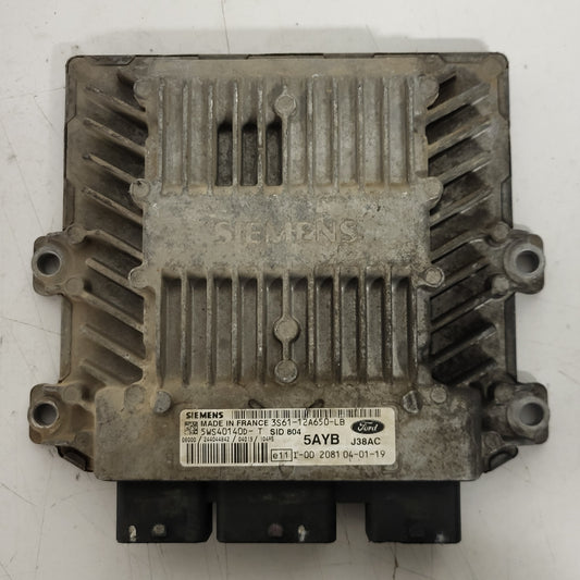FORD FIESTA 1.4 ECU / 3S61-12A650-LB / 5WS40140D-T / SID804 / 5AYB J38AC - D30-07 - 1