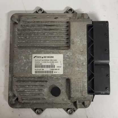 FIAT PANDA ECU / 55180280 / MJD 6JF.S4 / HW02A  / 71600.042.01 / MAGNETI MARELLI - D30-08 - 1