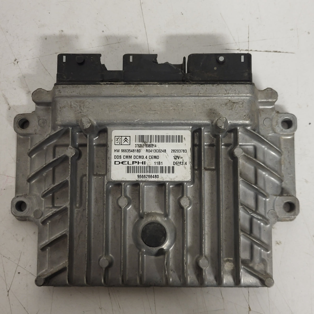 PEUGEOT 307 ECU / R0413C024B / DCM3.4 / 9663548180 / 9666266480 / DELPHI - D30-13 - 1