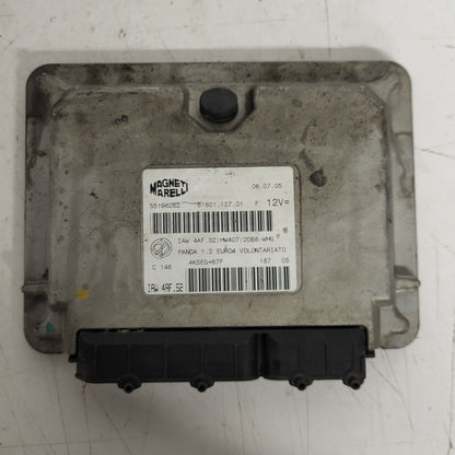 FIAT PANDA 169 1.2 ECU / IAW 4AF.S2 / 55196262 / 61601.127.01 / D032 / HW407 - D30-14 - 1