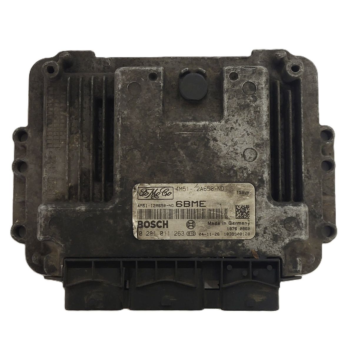 FORD ECU / 4M51-12A650-ND / 0281011263 / 6BME / BOSCH - D33-03 - 1