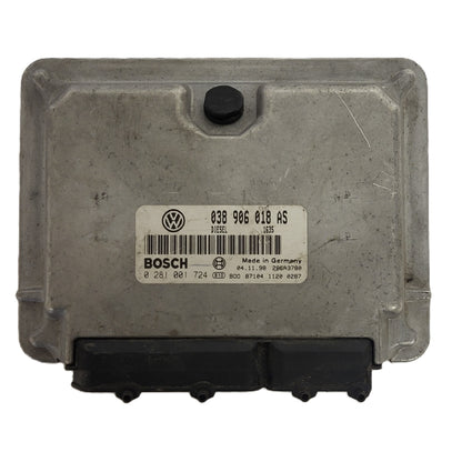VOLKSWAGEN AUDI ECU / 038906018AS / 0281001724 / BOSCH - D33-08 - 1