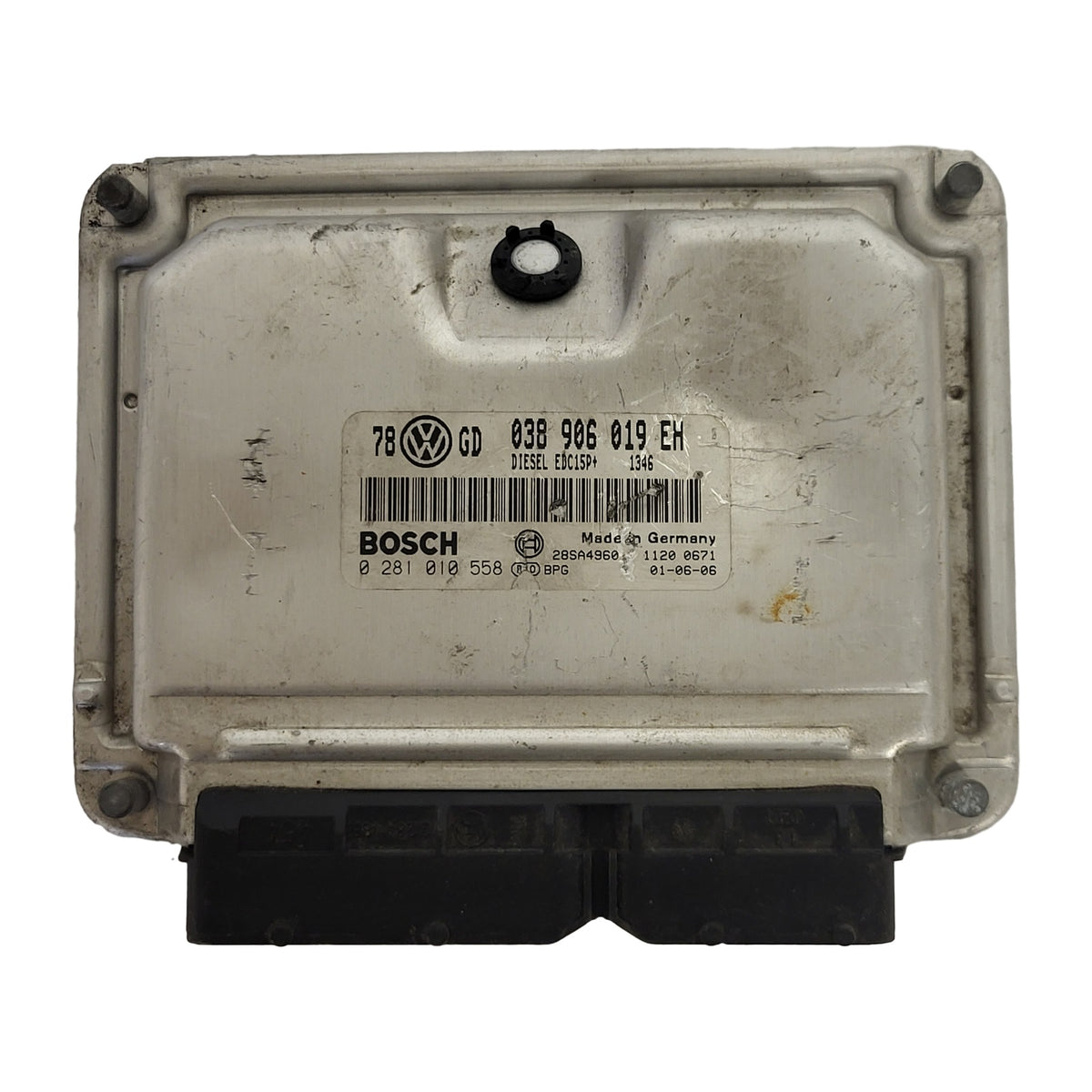 VOLKSWAGEN ECU / 038906019EH / 0281010558 / EDC15P+ / BOSCH - D33-09 - 1