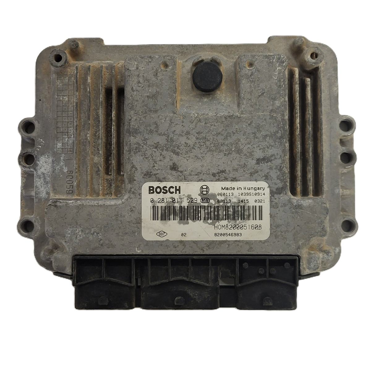 RENAULT OPEL 1.9 DCI CDTI ECU / 0281011529 / HOM8200051608 / 8200546983 / BOSCH - D33-11 - 1