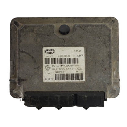 Fiat 600 1.1 ECU / IAW 4AF.M7 / 73501877 / HW204 / 61600.627.02 - D33-14 - 1