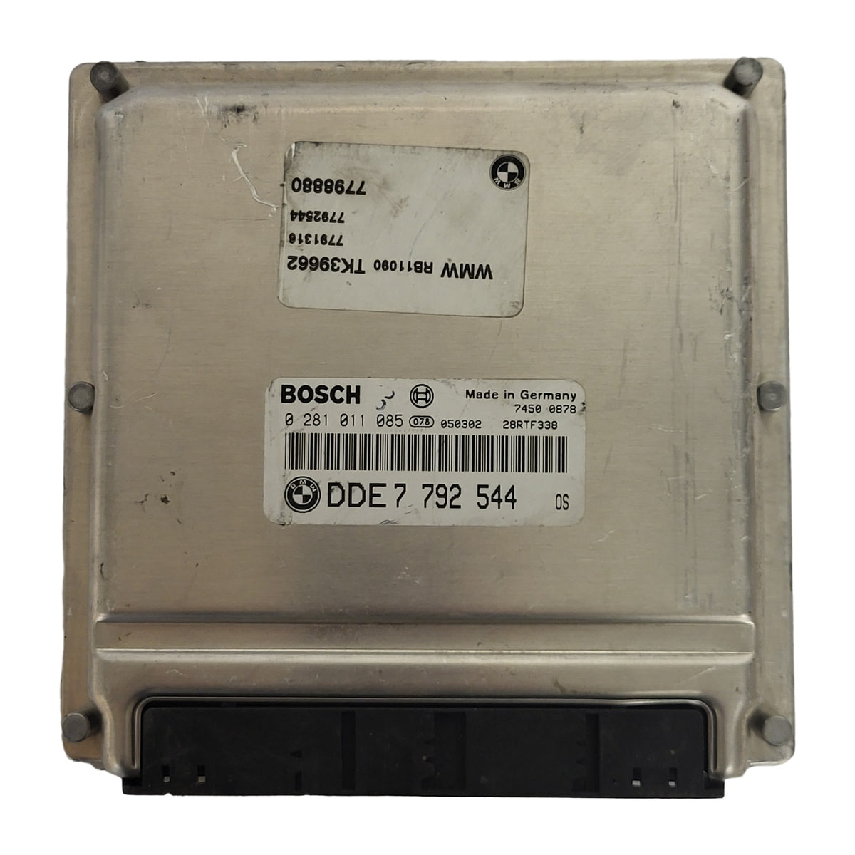 MINI ONE ECU / 0281011085 / DDE7792544 / 7792544 / BOSCH - D33-17 - 1
