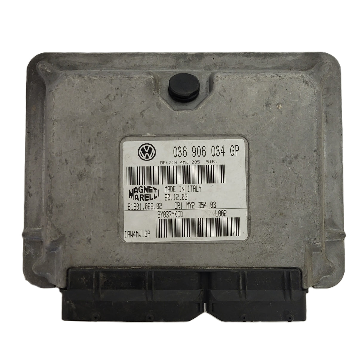 VW AUDI SEAT ŠKODA ECU / 036906034GP / IAW4MV.GP / 61601.066.02 / MAGNETI MARELLI - D33-18 - 1