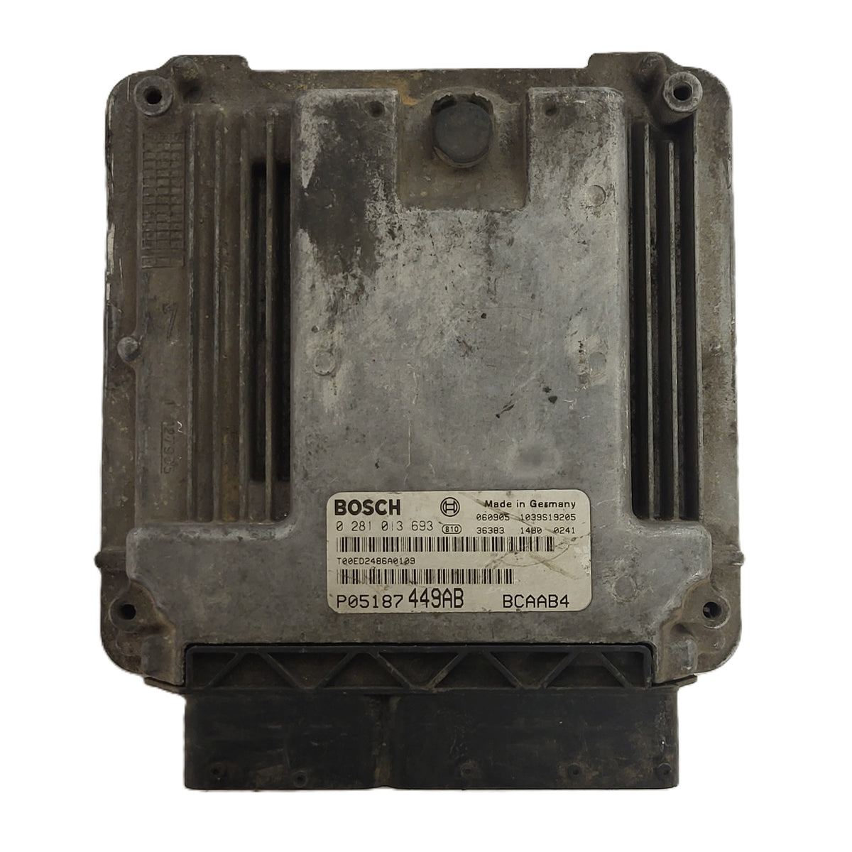 DODGE CALIBER 2.0 CRD ECU / 0281013693 / P05187 449AB / T00ED2486A0109 / BOSCH - D33-20 - 1