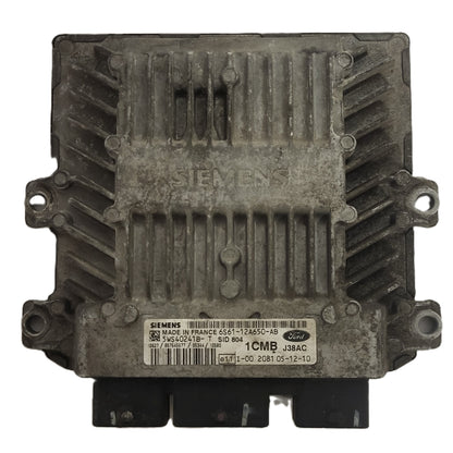 FORD FIESTA ECU / 6S61-12A650-AB / 5WS40241B-T / SID804 / 1CMB / SIEMENS - D33-23 - 1
