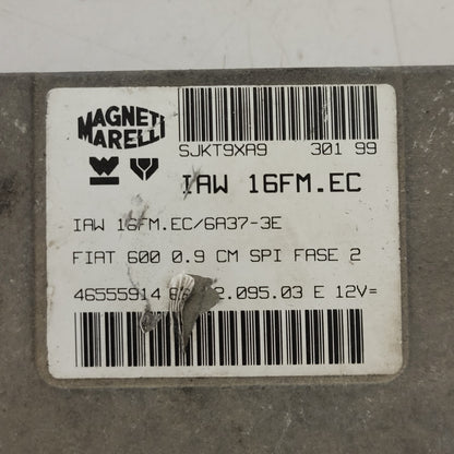 FIAT 600 SEICENTO ECU / IAW 16FM.EC / 46555914 / 61602.095.03 / MAGNETI MARELLI - D34-08 - 2