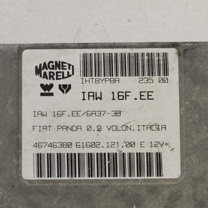 FIAT PANDA 0.9 ECU / IAW 16F.EE / 46746380 / 61602.121.00 / MAGNETI MARELLI - D34-14 - 2