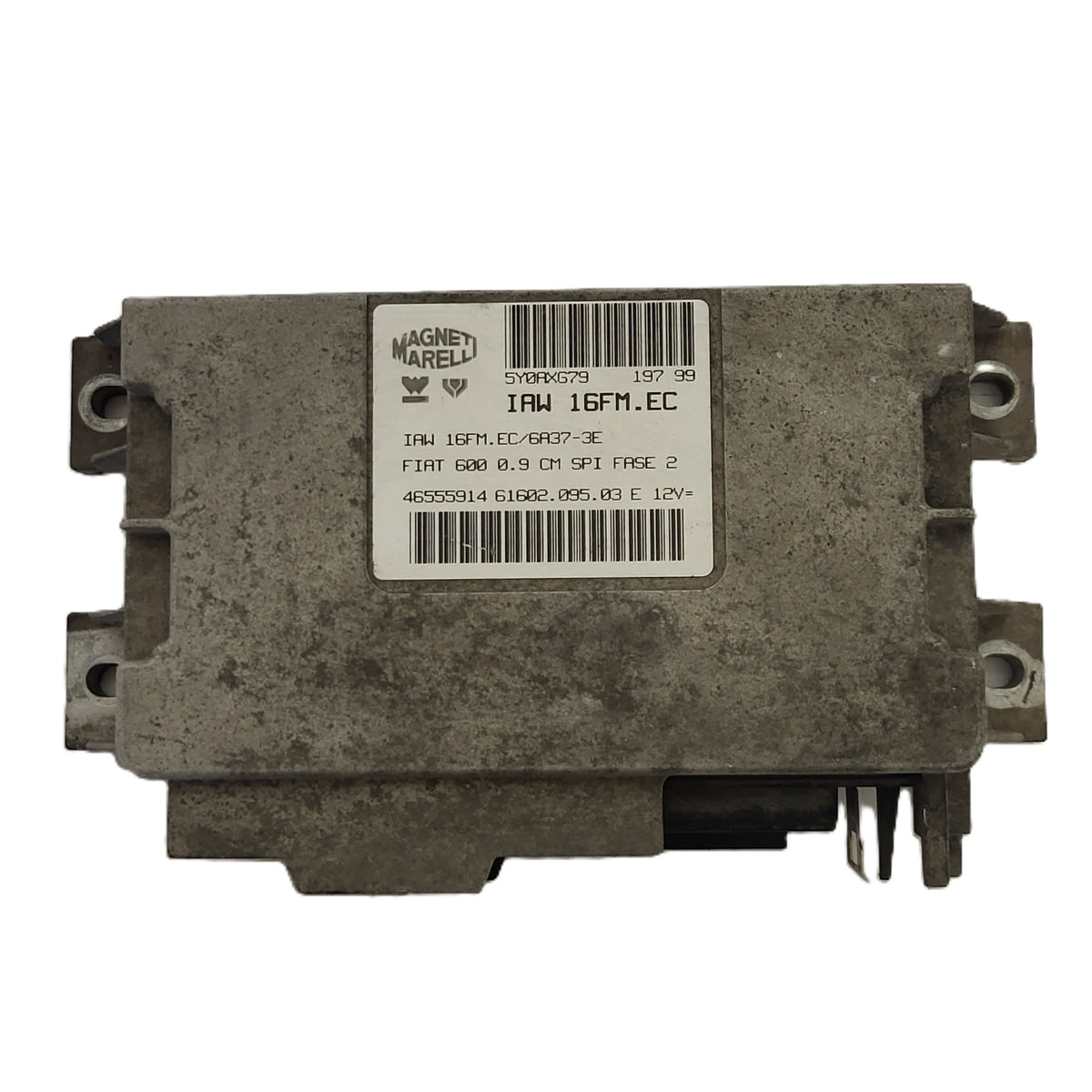 FIAT 600 SEICENTO ECU / IAW 16FM.EC / 46555914 / 61602.095.03 / MAGNETI MARELLI - D34-15 - 1