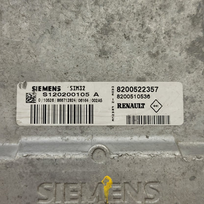 Renault Clio 3 ECU / S120200105A / 8200522357 / 8200510536 / SIM32 / S120200105 - D34-20 - 2