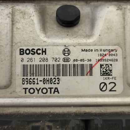 Citroen C1 TOYOTA AYGO 107 ECU / 0261208702 / 89661-0H023 / BOSCH - D34-21 - 2