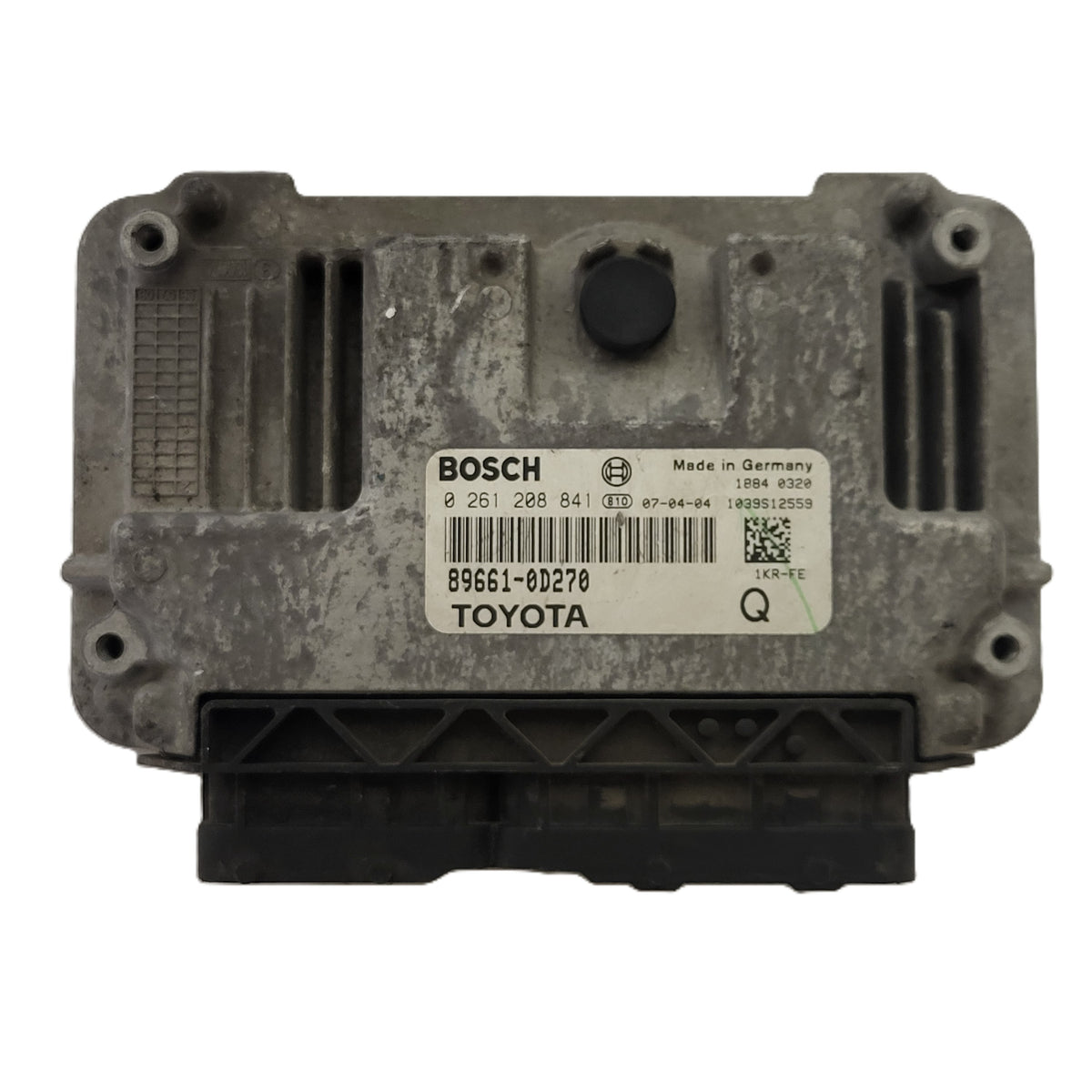 TOYOTA YARIS 1KR-FE ECU / 0261208841 / 89661-0D270 / BOSCH - D34-22 - 1