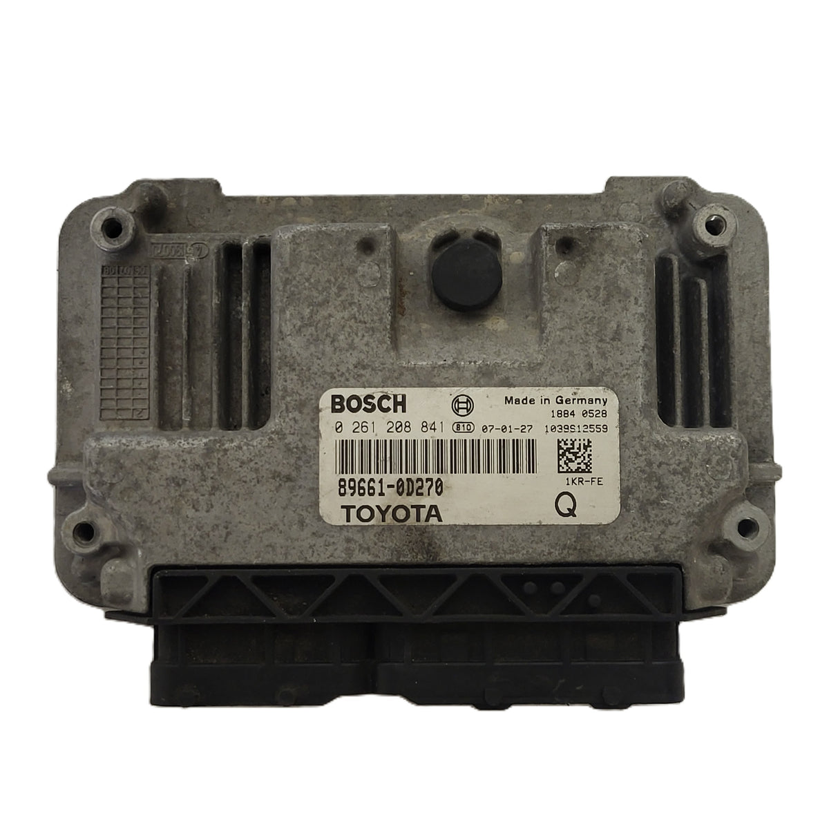 TOYOTA YARIS 1KR-FE ECU / 0261208841 / 89661-0D270 / BOSCH - D34-23 - 1