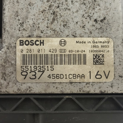 ALFA 147 ECU / 0281011429 / 55193515 / BOSCH - D35-04 - 2