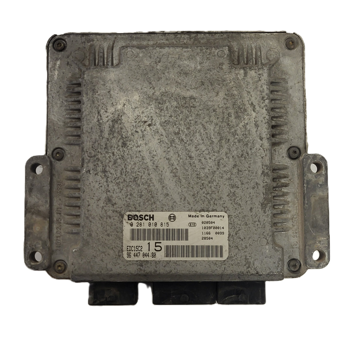 PEUGEOT CITROEN ECU / 0281010815 / 9644704480 / EDC15C2 / BOSCH - D35-07 - 1