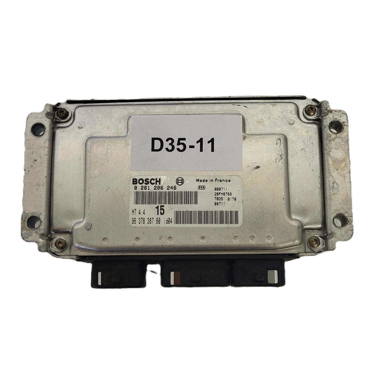Peugeot Citroen ECU / 0261206246 / M7.4.4 / 9637838780 / BOSCH - D35-11 - 1