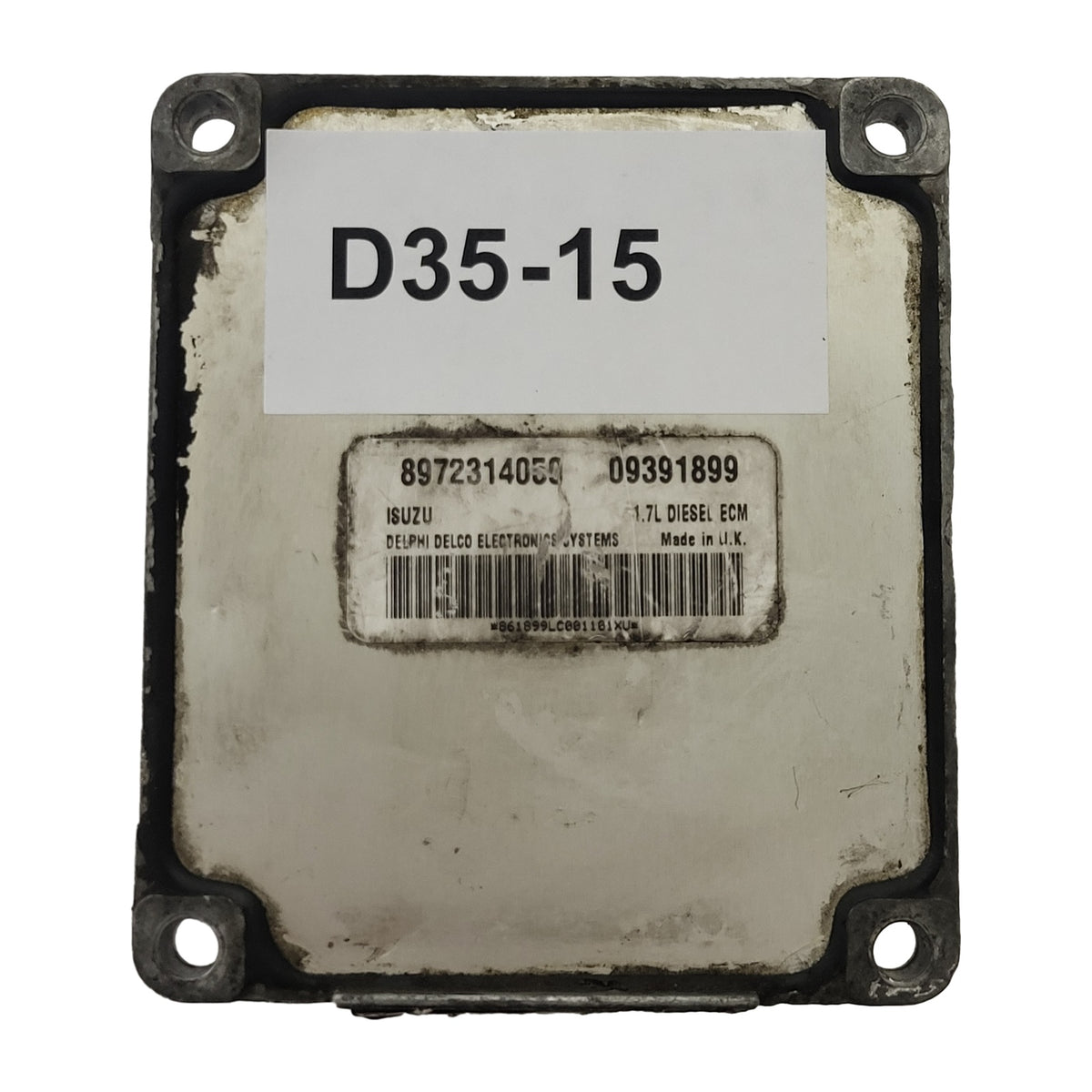 OPEL ISUZU 1.7 DIESEL ECU / 8972314050 / 09391899 / DELPHI DELCO - D35-15 - 1