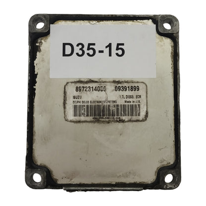 OPEL ISUZU 1.7 DIESEL ECU / 8972314050 / 09391899 / DELPHI DELCO - D35-15 - 1