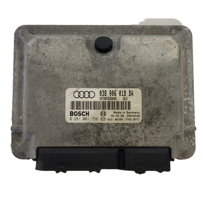 AUDI VOLKSWAGEN ECU / 038906018BA / 0281001756 / BOSCH - D35-16 - 1