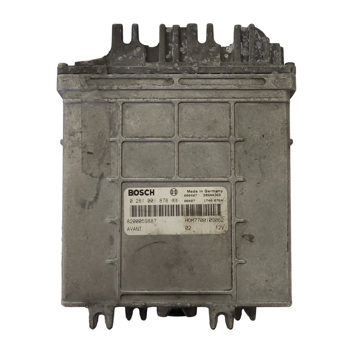 RENAULT ECU / 0281001878 / 8200059887 / HOM7700109062 / BOSCH - D35-17 - 1
