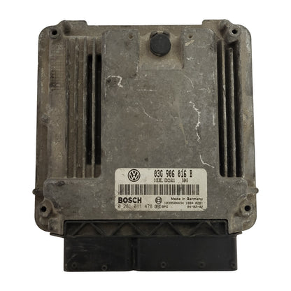 VW GOLF 5 ECU / 03G906016B / 0281011478 / EDC16U1 / BOSCH - D35-23 - 1
