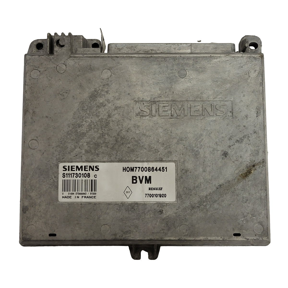 Renault ECU / S111730108C / HOM7700864451 / 7700101920 / S111730108 / SIEMENS - D35-24 - 1