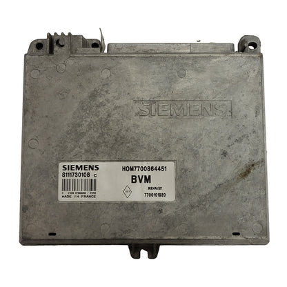 Renault ECU / S111730108C / HOM7700864451 / 7700101920 / S111730108 / SIEMENS - D35-24 - 1