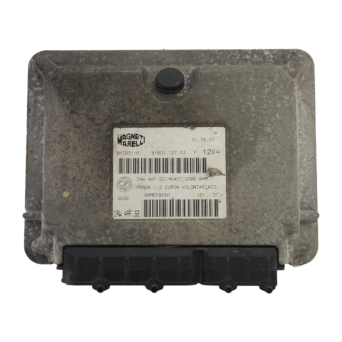 FIAT PANDA 1.2 EURO 4 ECU / 51793116 / IAW 4AF.S2 / 61601.127.03 / MAGNETI MARELLI - D36-02 - 1