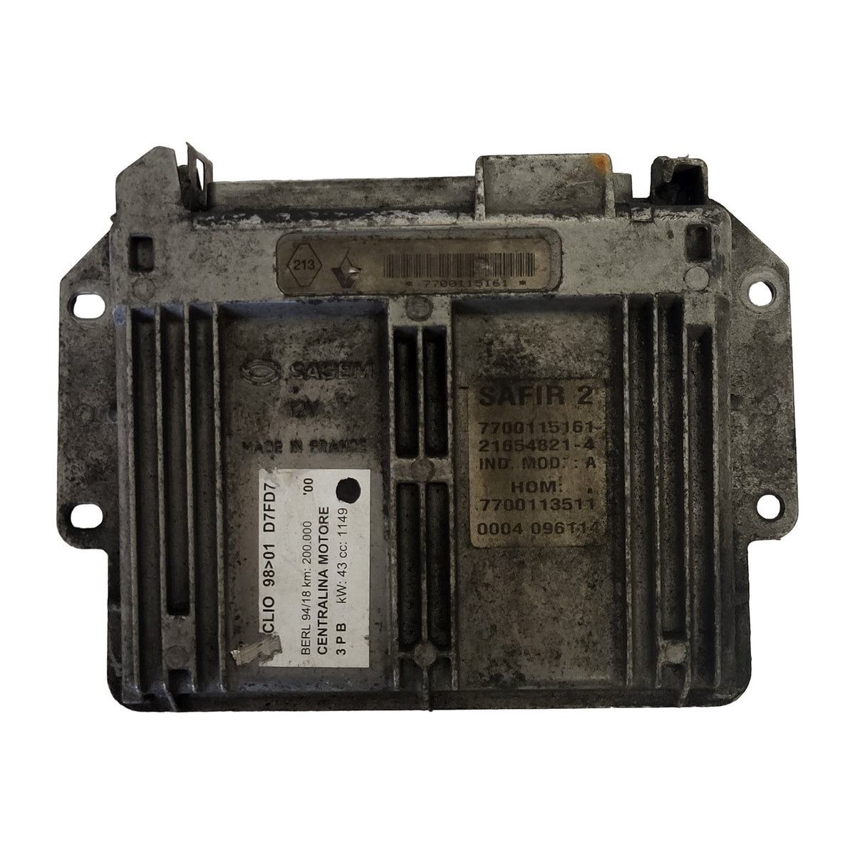RENAULT CLIO TWINGO 55 PIN / 21654821-4 / 7700115161 / 7700113511 - D36-03 - 1