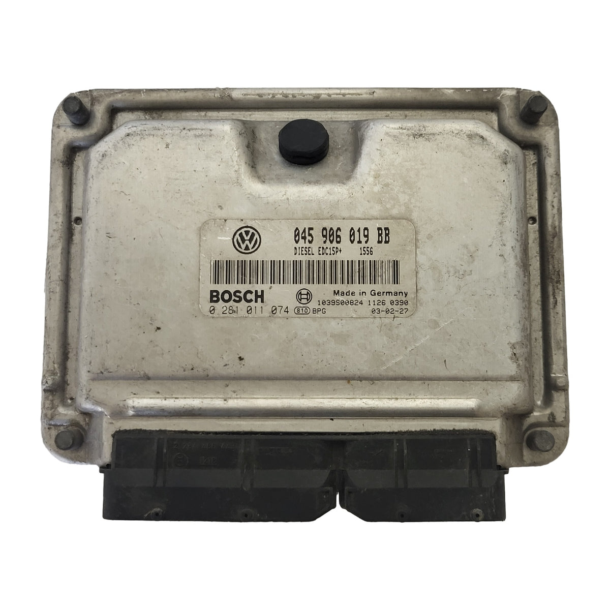 VW SEAT ECU / 045906019BB / 0281011074 / BOSCH - D36-04 - 1
