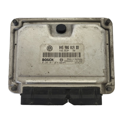 VW SEAT ECU / 045906019BB / 0281011074 / BOSCH - D36-04 - 1