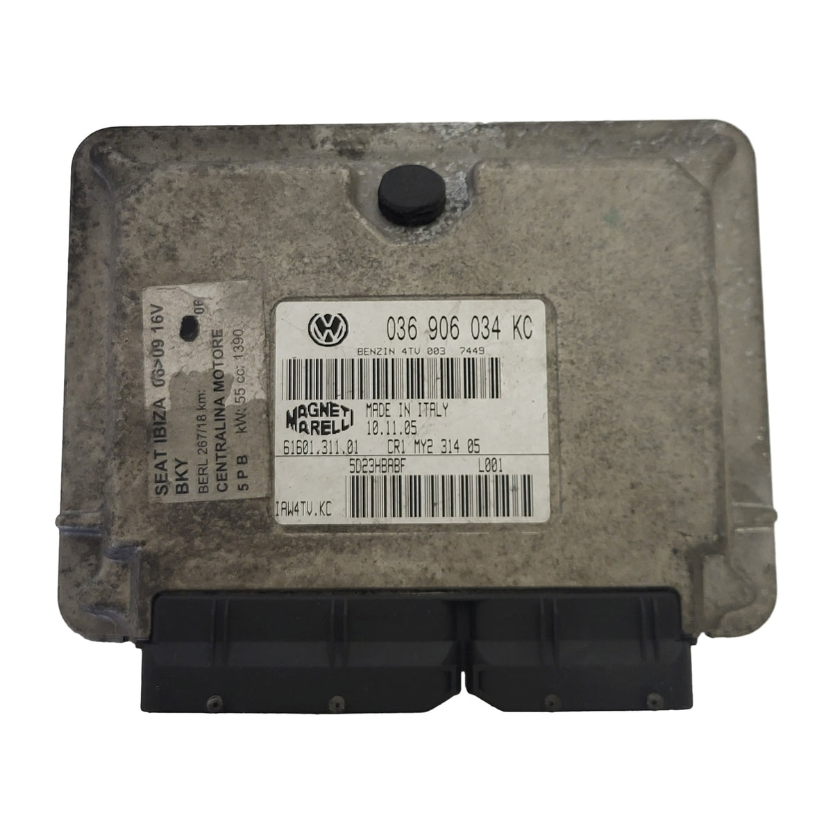 VOLKSWAGEN SEAT ECU / 036906034KC / IAW 4TV.KC / 61601.311.01 / MAGNETI MARELLI - D36-05 - 1