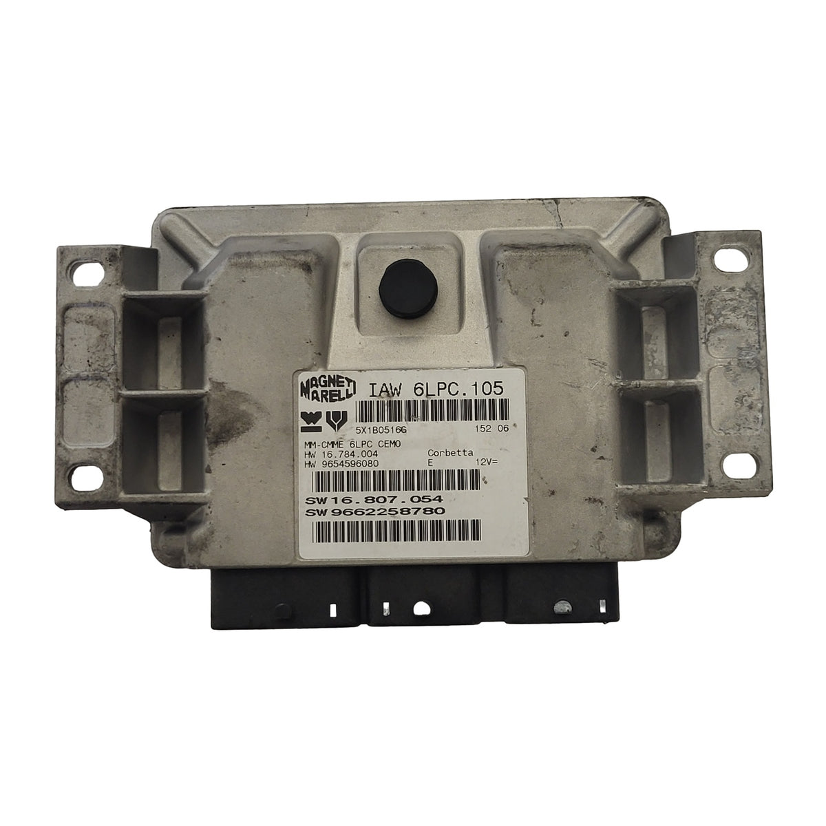 PEUGEOT CITROEN ECU / IAW 6LPC.105 / HW 9654596080 / SW 9662258780 - D36-09 - 1